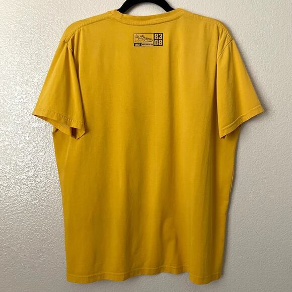 Nike Shirt Mens Large Yellow Pegasus 25 Se Collaboration Short Sleeve Fit Dry - Picture 9 of 12